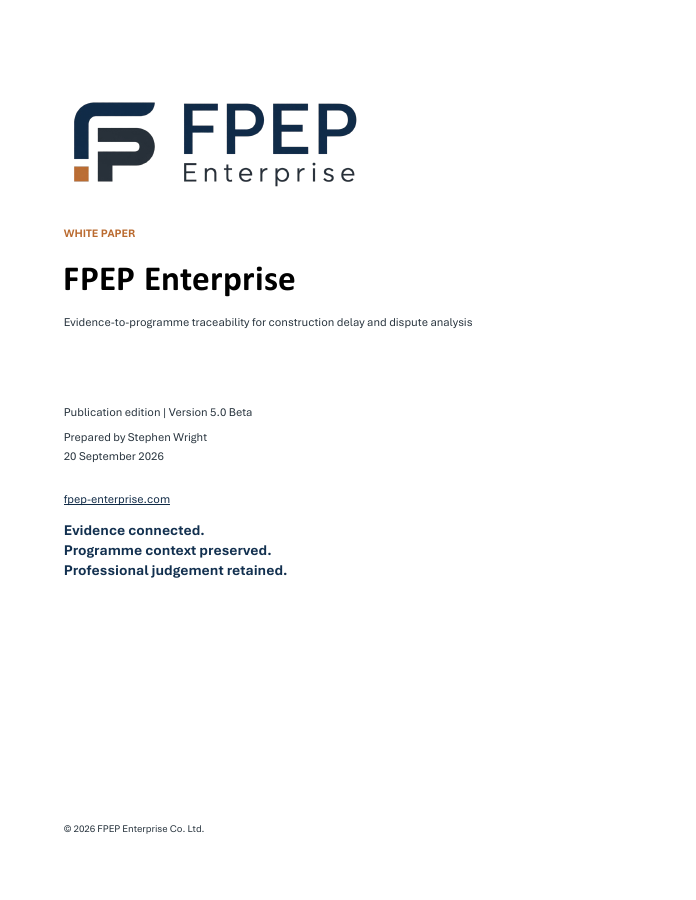 FPEP Enterprise Version 5.0 Beta white paper cover